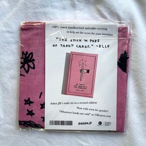 NWT Pink tarot table covering or bandana from Adam JK